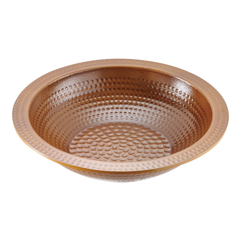 アルミ電磁用うどんすき(アメ釉) 30cm 1袋(ご注文単位1袋)【直送品】