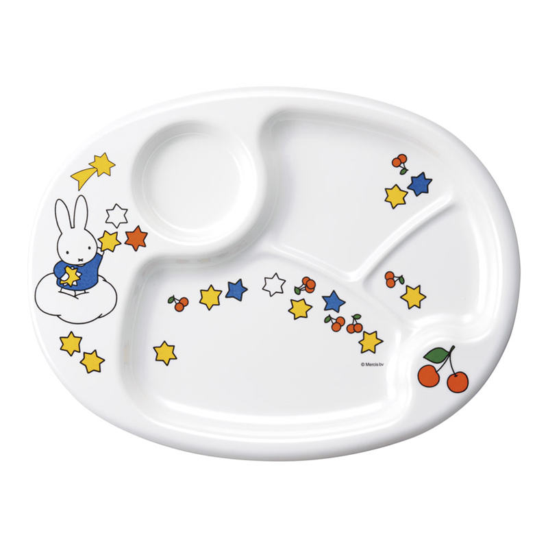 メラミンお子様食器 「ミッフィー」 ランチ皿 CM-69 1個(ご注文単位1個)【直送品】