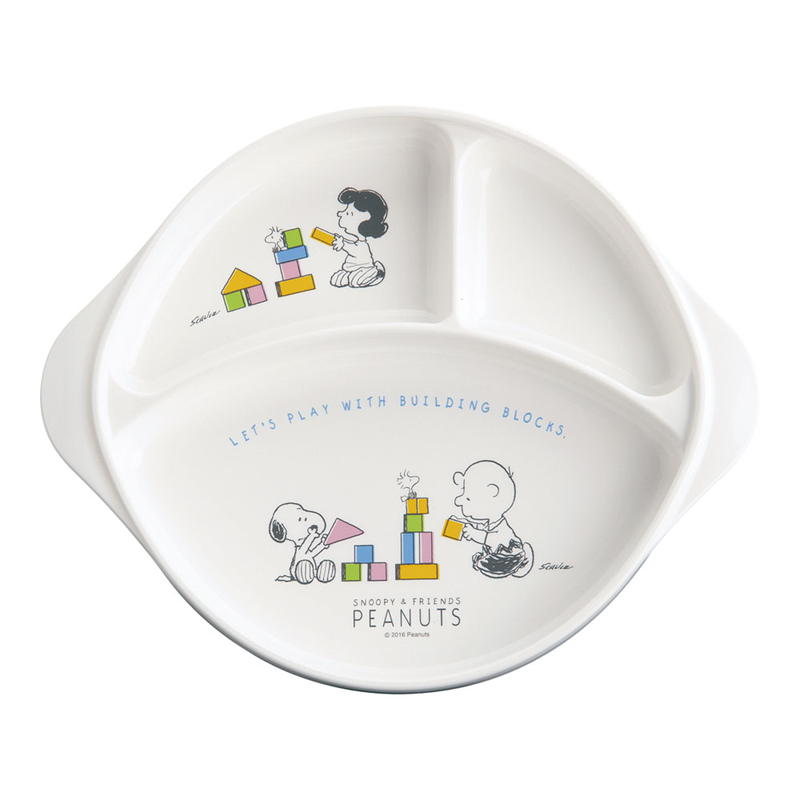 ポリプロピレンお子様食器 「スヌーピー」 ランチ皿CB-36(足ゴム付) 1箱(ご注文単位1箱)【直送品】