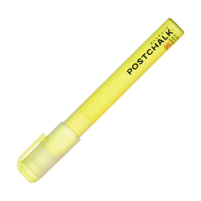 ボード用マーカー 蛍光カラー・6mm芯 黄POST-500A-110S 1袋(ご注文単位1袋)【直送品】