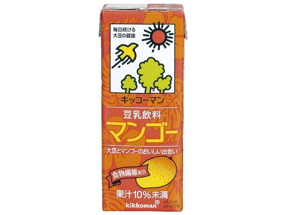 キッコーマンソイフーズ 豆乳 飲料 マンゴー 200ML 411590 1本※軽(ご注文単位1本)【直送品】