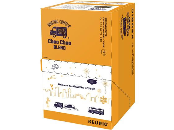 キューリグ AMAZING COFFEE Choo Choo BLEND 12個入 1箱※軽（ご注文単位1箱）【直送品】