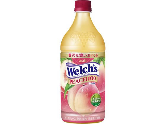 アサヒ飲料 Welch’sピーチ100 800g 1本※軽（ご注文単位1本）【直送品】