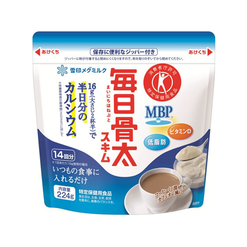 雪印メグミルク 毎日骨太 スキム 224g 1個※軽（ご注文単位1個）【直送品】