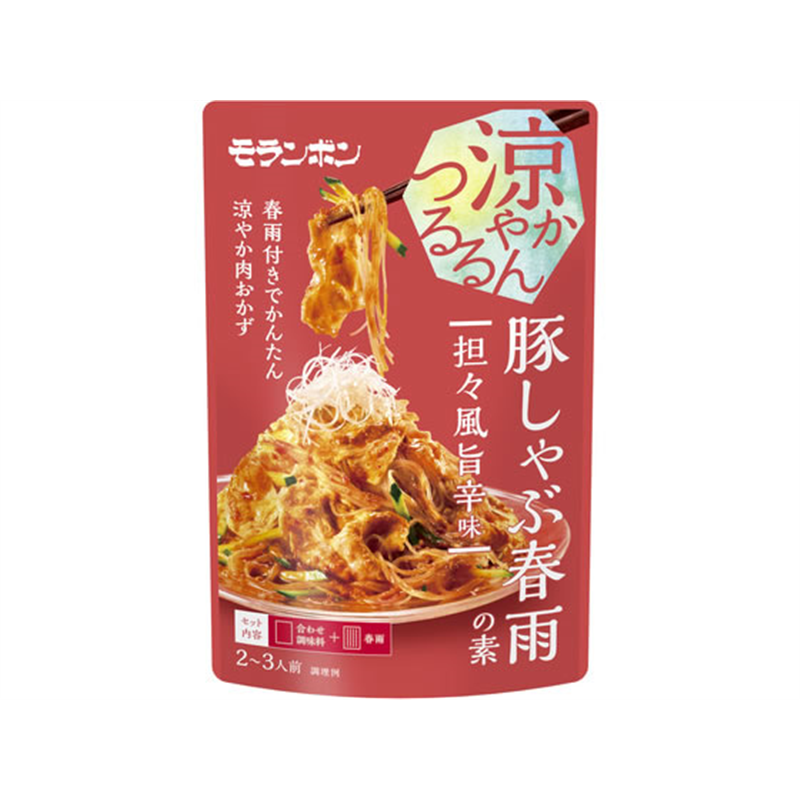 モランボン 豚しゃぶ春雨の素 担々風旨辛味 1袋※軽(ご注文単位1袋)【直送品】