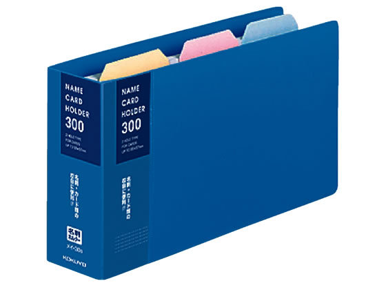 コクヨ 名刺ホルダー 青 メイ-30B 1冊(ご注文単位1冊)【直送品】