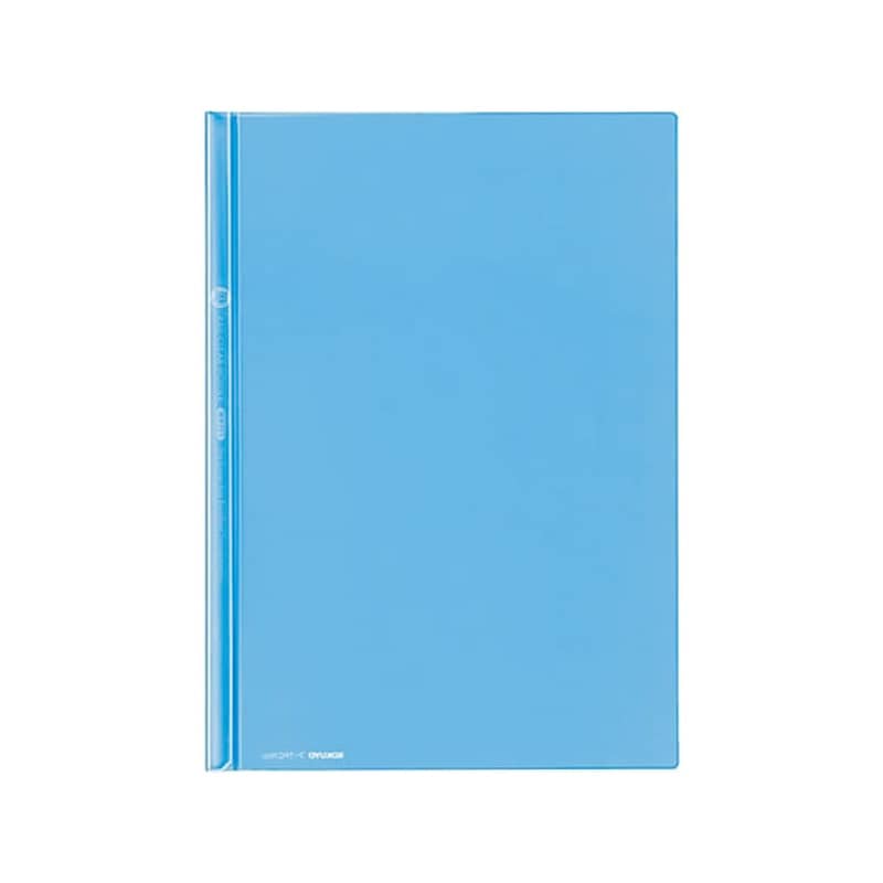 コクヨ レールクリヤーホルダー〈カラーズ〉A4 20枚収容 スカイブルー 1冊（ご注文単位1冊)【直送品】