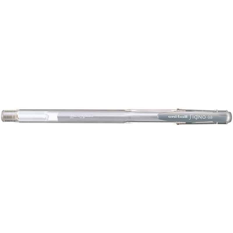 三菱鉛筆 ユニボールシグノ スタンダード 0.8mm 銀 UM100.26 1本(ご注文単位1本)【直送品】