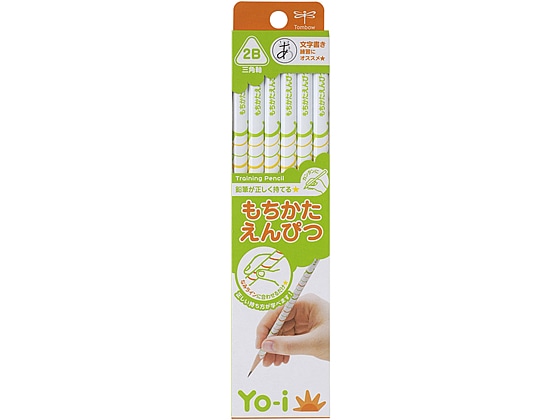 トンボ鉛筆 Yo-iもちかたえんぴつ2B三角12本 KE-EY02-2B 1打(ご注文単位1打)【直送品】