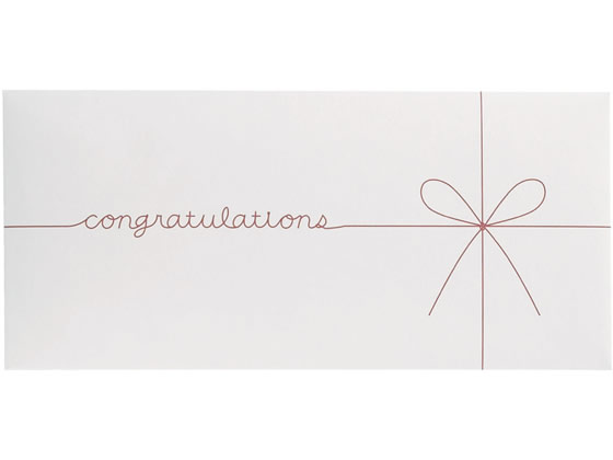 マルアイ Gift Envelope ギフト券袋 congratulations 5枚 1袋(ご注文単位1袋)【直送品】