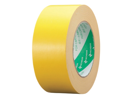 ニチバン ニュークラフトテープ 黄 50mm×50m 305C2-50 1巻(ご注文単位1巻)【直送品】