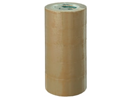 菊水 パールテープ 55μ 48mm×100m 茶色 5巻 NO.233M 1パック(ご注文単位1パック)【直送品】