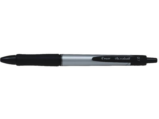 パイロット アクロボール T 極細 0.7mm シルバー BAB-15FT-S 1本(ご注文単位1本)【直送品】