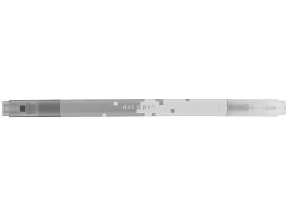 サンスター 四角マーカー dot e pen ドット・エ・ペン グレー S4541499 1本(ご注文単位1本)【直送品】
