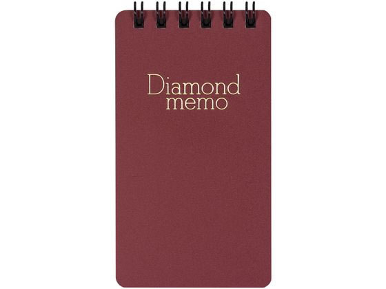 ミドリ ダイヤメモ S 5mm幅罫 赤 40枚 19001 1冊（ご注文単位1冊）【直送品】