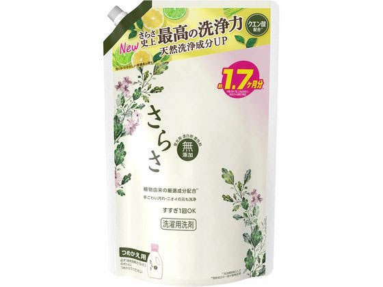 P&Gジャパン さらさ 洗剤ジェルつめかえ超ジャンボ 1260g 1個（ご注文単位1個）【直送品】
