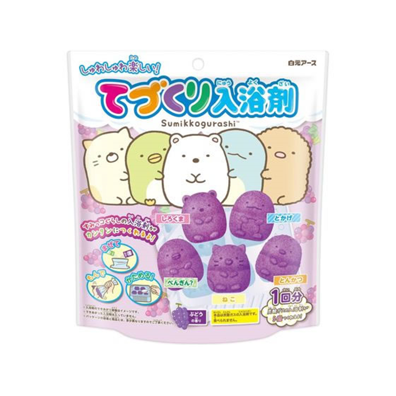 白元アース てづくり入浴剤 すみっコぐらし5キャラクターセット 1個(ご注文単位1個)【直送品】