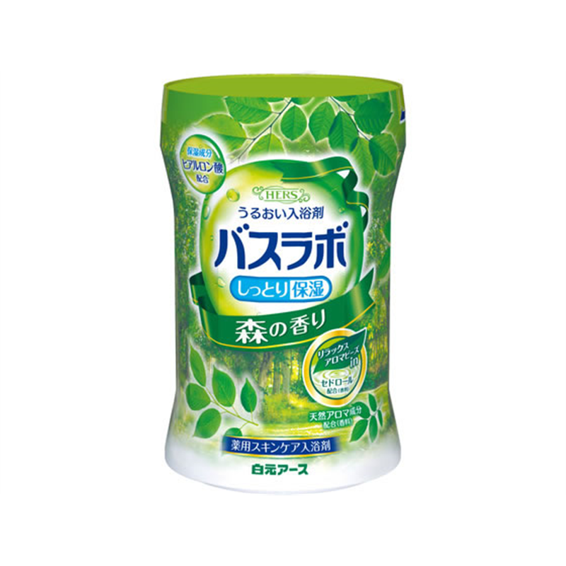 白元アース HERSバスラボボトル 森の香り 540g 1個(ご注文単位1個)【直送品】
