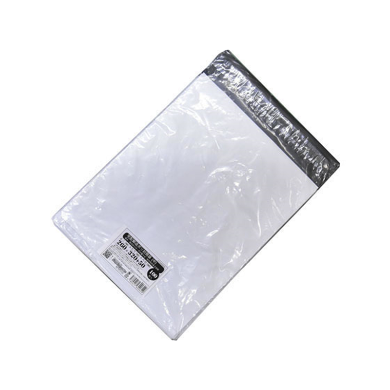 宅配ビニール袋 0.06mm厚 中(260×320+フタ50mm) 100枚 1パック（ご注文単位1パック）【直送品】