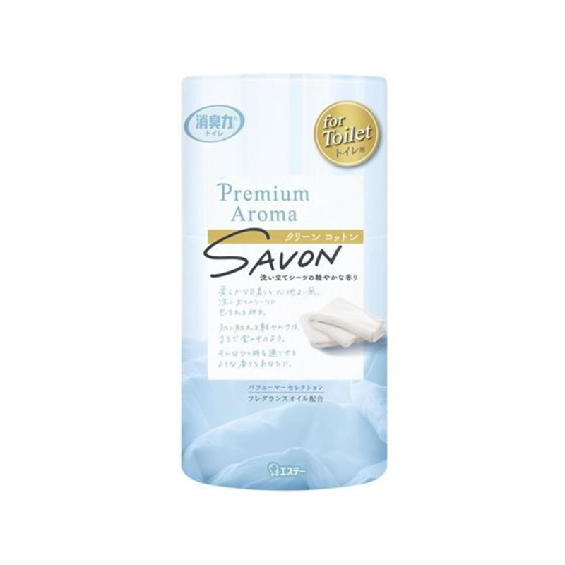 エステー トイレの消臭力 プレミアムアロマ クリーンコットン 400mL 1個（ご注文単位1個）【直送品】