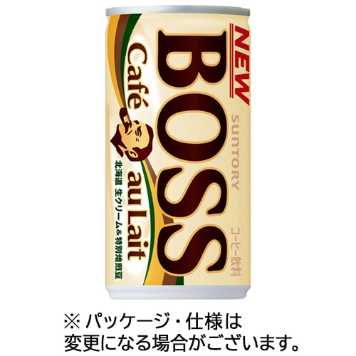 サントリー ボス カフェオレ 185g 缶 60本/箱 ※軽（ご注文単位1箱）【直送品】