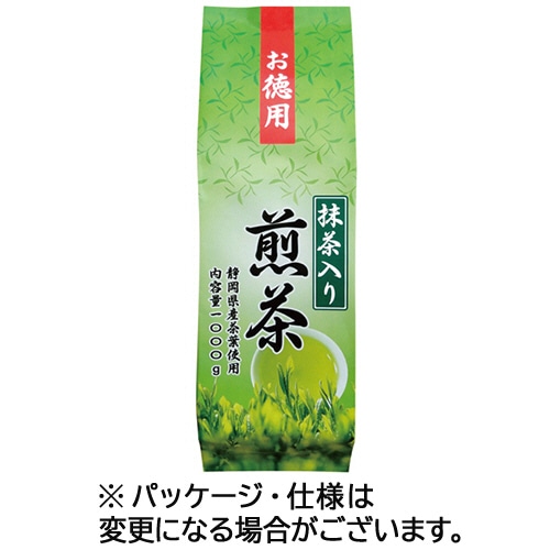 三ツ木園 お徳用 抹茶入り煎茶 1kg 3袋/セット ※軽(ご注文単位1セット)【直送品】
