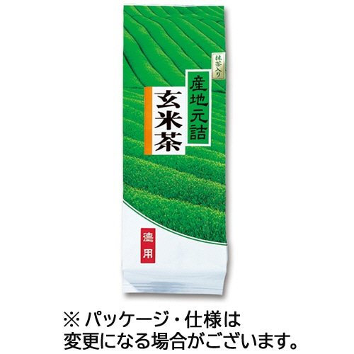 前田園 お徳用抹茶入り玄米茶 1kg 3袋/セット ※軽(ご注文単位1セット)【直送品】