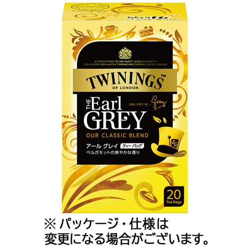 片岡物産 トワイニング アールグレイ ティーバッグ 20袋/箱 ※軽（ご注文単位1箱）【直送品】