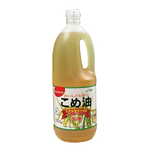 築野食品工業　こめ油　1500g　1本（ご注文単位1本）【直送品】