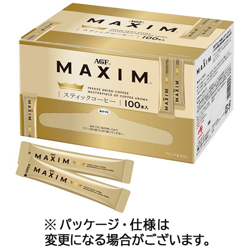 味の素AGF　マキシム　スティックコーヒー　1箱（100本）（ご注文単位1箱）【直送品】