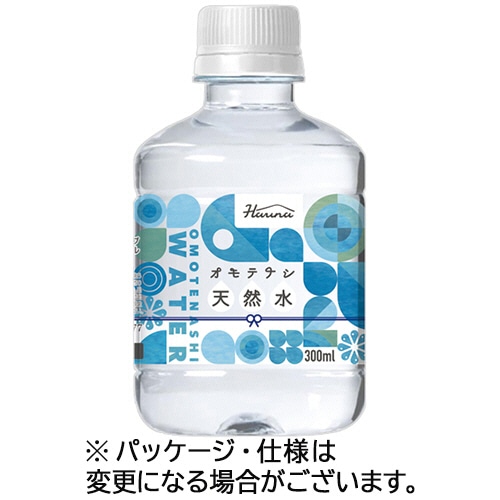 ハルナプロデュース オモテナシ天然水 300mL ペットボトル 1セット(48本:24本×2ケース)/セット※軽（ご注文単位1セット）【直送品】