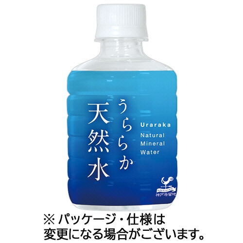 富永貿易 神戸居留地 谷川連峰 うららか天然水 300mL ペットボトル 1セット(48本:24本×2ケース) ※軽（ご注文単位1セット）【直送品】