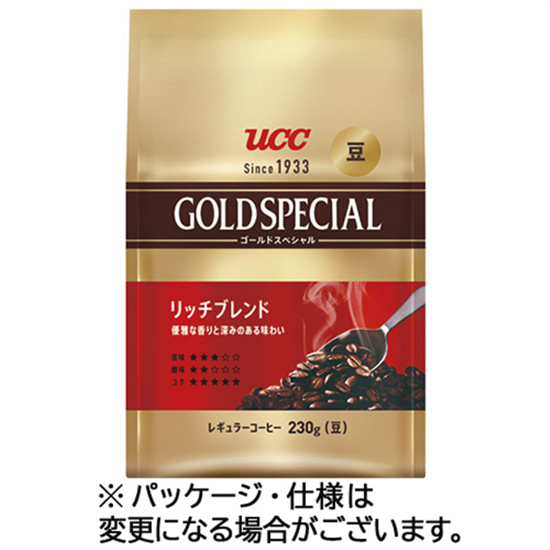 UCC ゴールドスペシャル リッチブレンド 230g(豆) 1袋※軽（ご注文単位1袋）【直送品】
