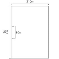 TANOSEE スマイル用LBP用紙 A4汎用白紙 分割なし 2穴 500枚 2個/箱(ご注文単位1箱)【直送品】
