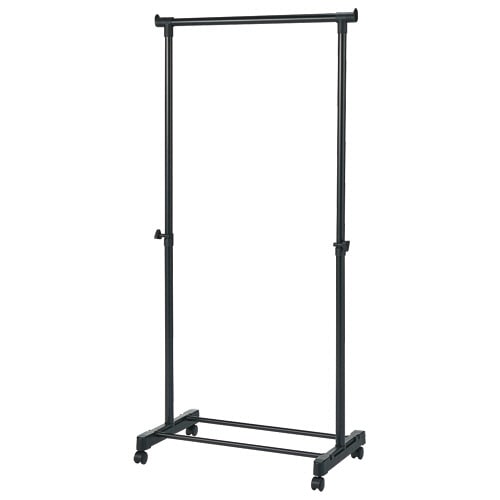 【直送品】YAMAZEN パイプハンガー シングル オールブラック MKS-S(ABK) 1台（ご注文単位1台）