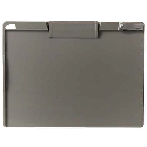 TANOSEE クリップボード A4ヨコ グレー 10枚/セット（ご注文単位1セット）【直送品】