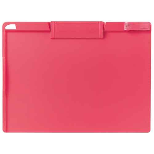 TANOSEE クリップボード A4ヨコ ピンク 10枚/セット（ご注文単位1セット）【直送品】