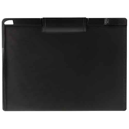 TANOSEE クリップボード A4ヨコ ブラック 10枚/セット（ご注文単位1セット）【直送品】