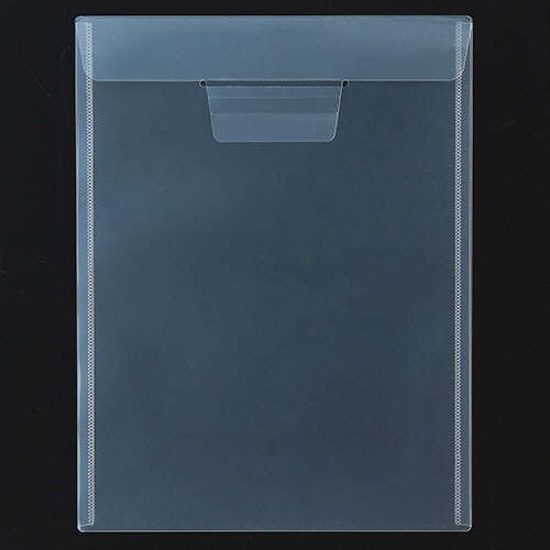 TANOSEE フタ付クリアホルダー(ロック機能付) A4タテ 100枚/箱（ご注文単位1箱）【直送品】