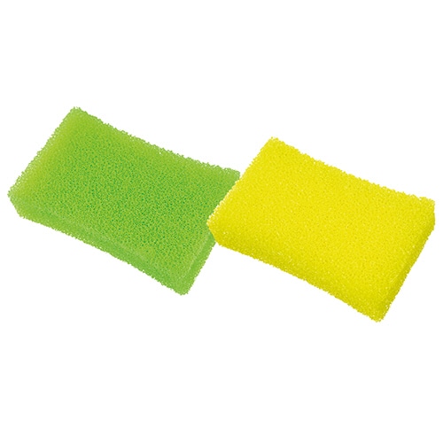 オカザキ 粗目キッチンスポンジ 2個/箱(ご注文単位1箱)【直送品】