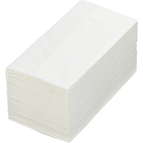 カラーナプキン 2PLY 8つ折 白無地 50枚/袋(ご注文単位1袋)【直送品】