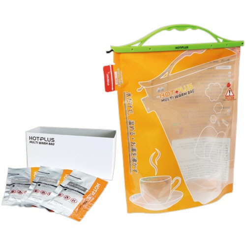 山本商事 HOT PLUS マルチウォームバッグ 発熱剤付セット (3回分)/個 HOTPLUS MWBAG 5個/セット(ご注文単位1セット)【直送品】