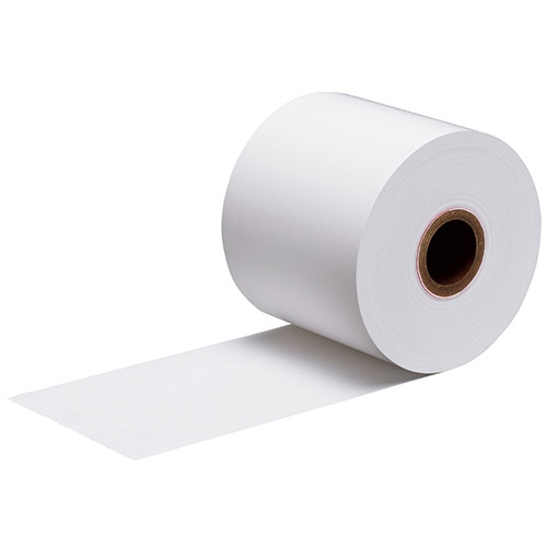 クリエイティア キッチンプリンター用感熱紙(発色面裏巻) 幅80×直径93mm×長さ100m 厚み約0.062mm 芯内径25.4mm 5巻/セット（ご注文単位1セット）【直送品】