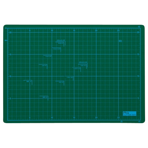 TANOSEE カッターマット A4 225×320mm 1枚(ご注文単位1枚)【直送品】