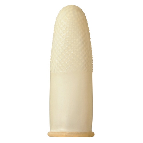 TANOSEE 指サック(ラテックス) 小 10個/袋(ご注文単位1袋)【直送品】