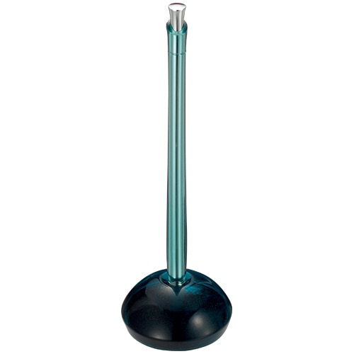 ゼブラ デスクペン フロス(flos) グラスブルー(黒インク) BA65-GBL 1組(ご注文単位1組)【直送品】