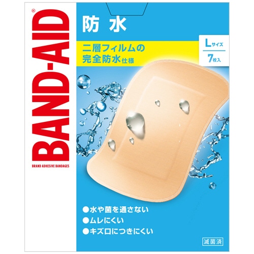 JNTLコンシューマーヘルス バンドエイド 防水 Lサイズ 7枚/箱（ご注文単位1箱）【直送品】