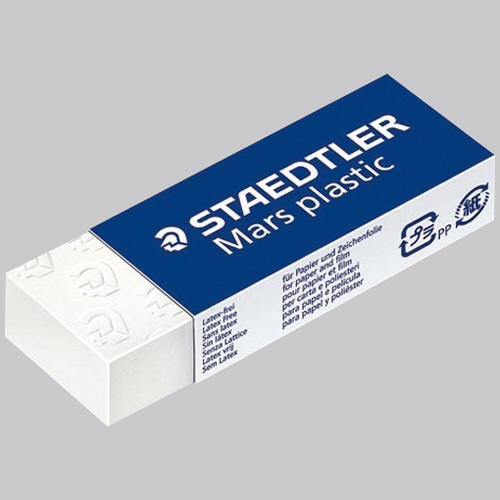 ステッドラー　マルス　プラスチック字消し　23×65×13mm　52650　1個（ご注文単位1個）【直送品】