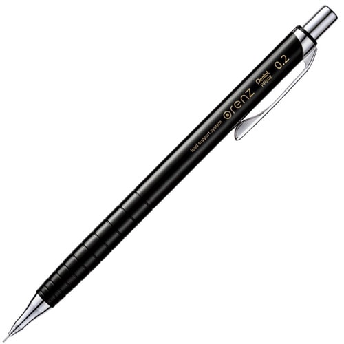 ぺんてる　シャープペンシル　orenz（オレンズ）　0.2mm　（軸色：ブラック）　XPP502-A　1本（ご注文単位1本）【直送品】