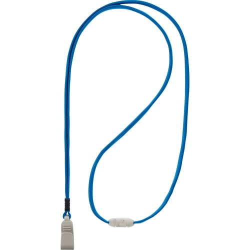 ライオン事務器 名札用ストラップ ブルー N-11AP 1本(ご注文単位1本)【直送品】